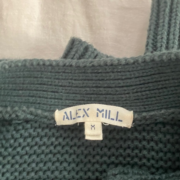 Alex Mill Nico Cardigan - Dark Spruce - Picture 5 of 6